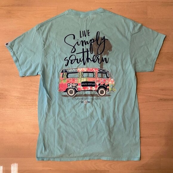 Simply Southern Van "Love the Life You Live" Tee - Picture 1 of 4